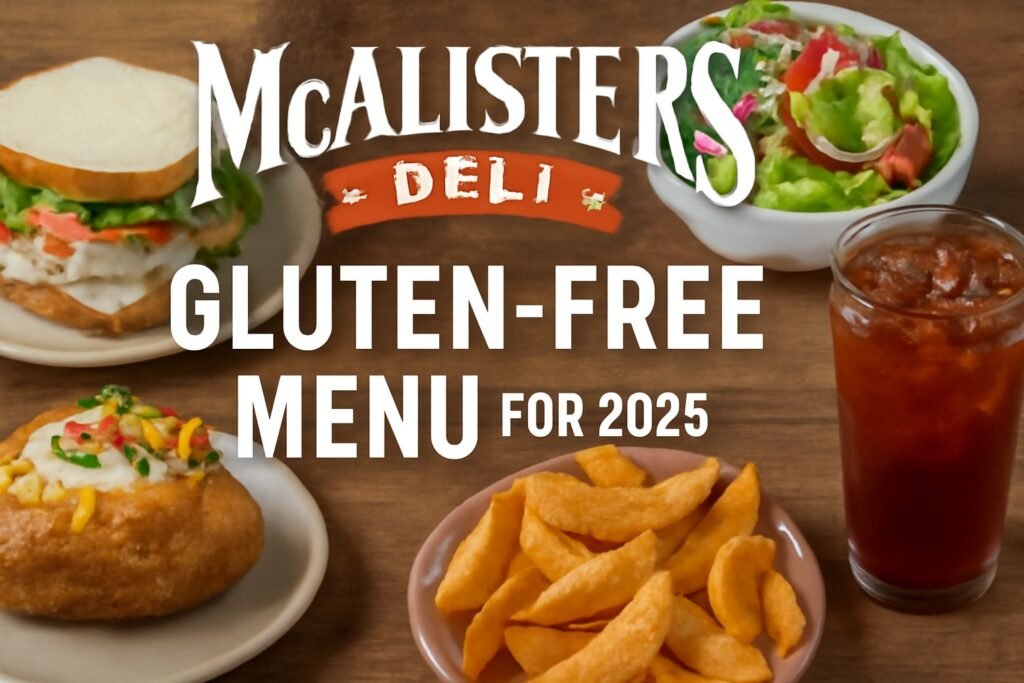 McAlister’s Deli’s Gluten-Free Menu for 2025