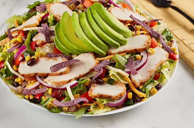 Southwest Chicken & Avocado Salad