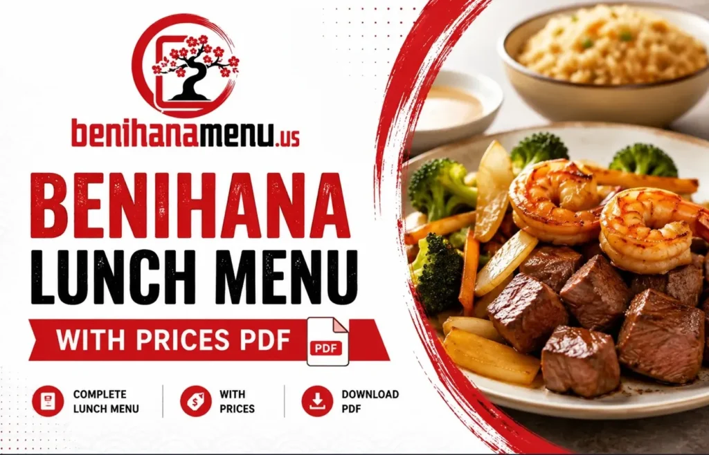 Benihana Lunch Menu With Prices PDF