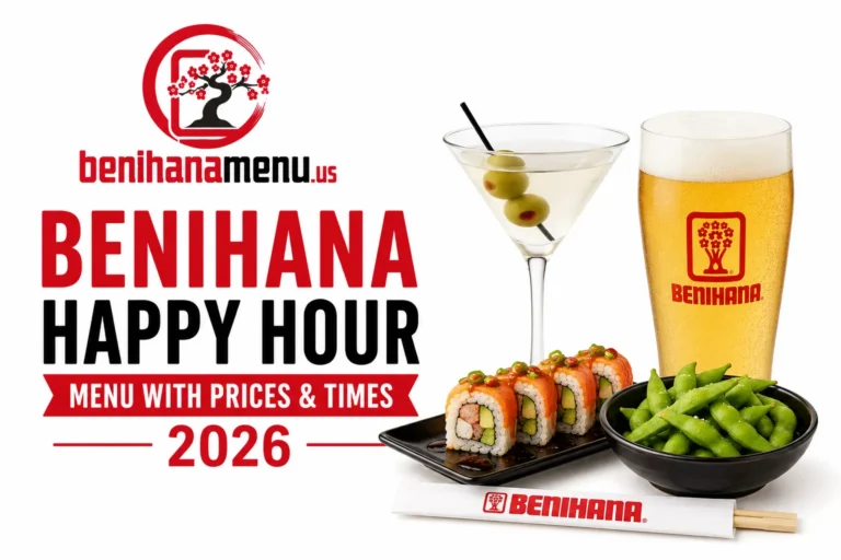 Benihana Happy Hour Menu With Prices